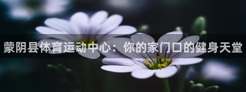 678体育官网下载：蒙阴县体育运动中心：你的家门口的健身天堂